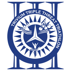 Trivium Triple Threat Triathlon logo on RaceRaves