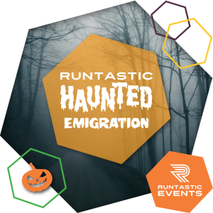 Runtastic HAUNTED EMIGRATION logo on RaceRaves