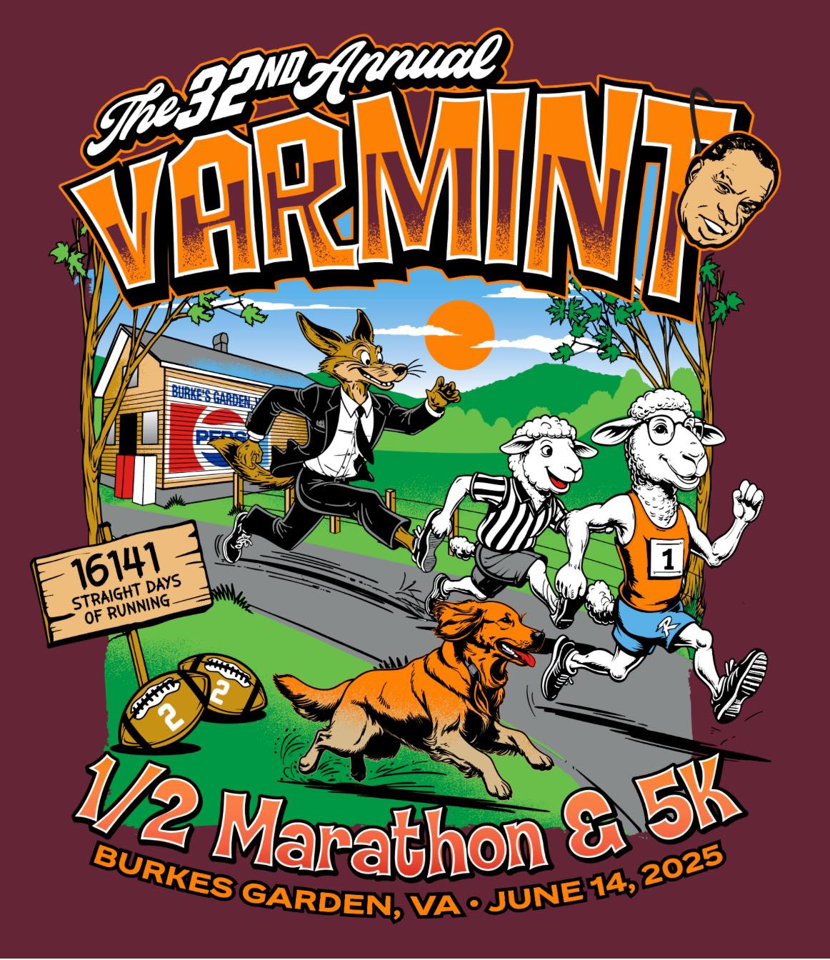 Varmint Half Marathon & 5K logo on RaceRaves