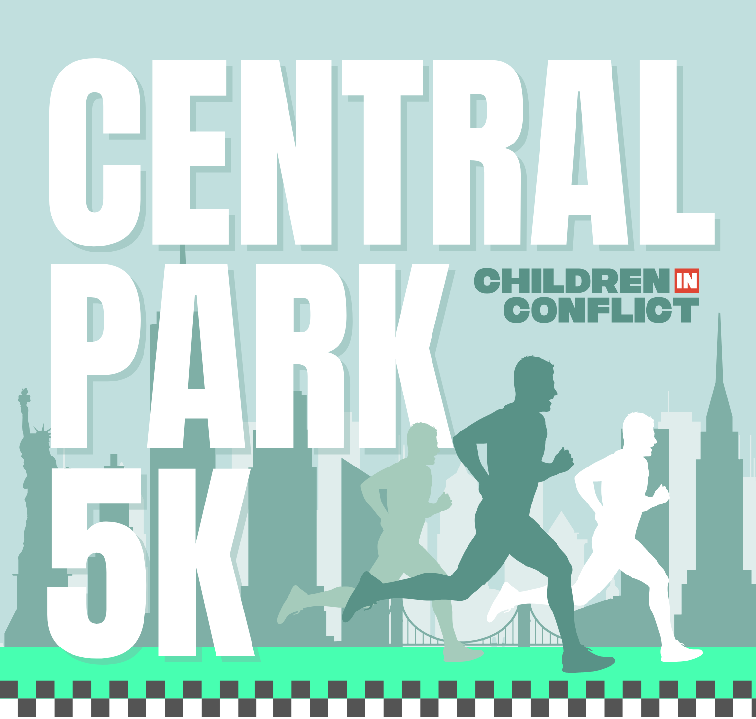 Children In Conflict Central Park 5K logo on RaceRaves