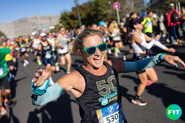 Fitness International Travel runner at the 50th Berlin Marathon