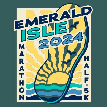 Emerald Isle Marathon, Half Marathon & 5K logo on RaceRaves