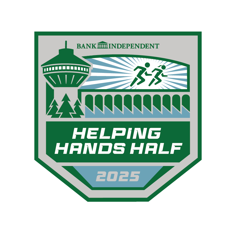 Helping Hands Half Marathon & 5K logo on RaceRaves