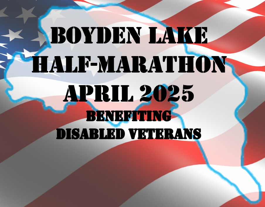Boyden Lake Half Marathon logo on RaceRaves