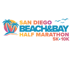 San Diego Beach & Bay Half Marathon logo on RaceRaves