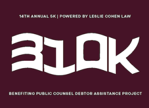 Leslie Cohen Law 310K logo on RaceRaves