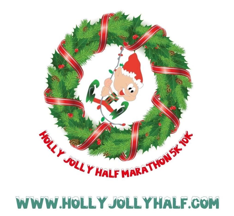 Holly Jolly Marathon, Half Marathon, 10K & 5K logo on RaceRaves