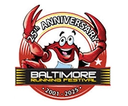 Baltimore Running Festival 25th Anniversary logo