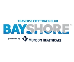 Traverse City Track Club Bayshore Marathon logo on RaceRaves