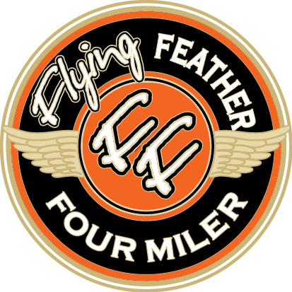 Flying Feather Four Miler logo on RaceRaves
