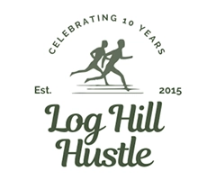 Log Hill Hustle 5K & 10K logo on RaceRaves