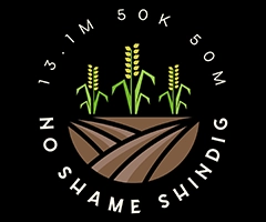 No Shame Shindig logo on RaceRaves