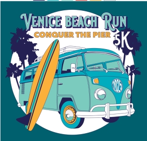 Venice Beach Run Conquer the Pier logo on RaceRaves