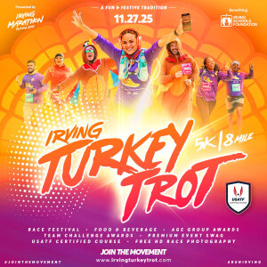 Irving Turkey Trot logo on RaceRaves