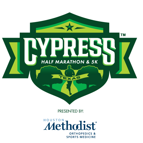 Run Houston! Cypress Half Marathon & 5K logo on RaceRaves
