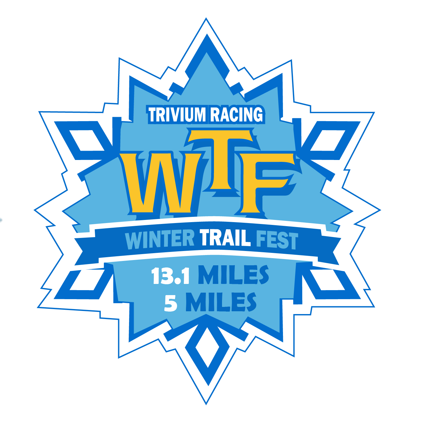 Winter Trail Fest East Half Marathon & 5 Mile logo on RaceRaves