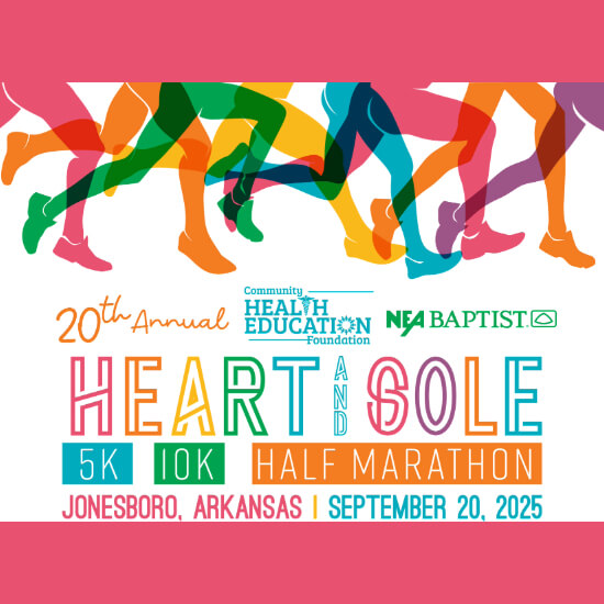 Heart & Sole Half Marathon, 10K & 5K (AR) logo on RaceRaves