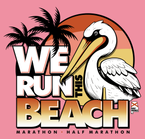 We Run This Beach Marathon logo on RaceRaves