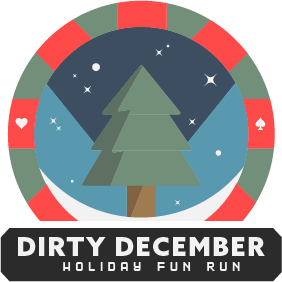 Dirty December Holiday Trail Run logo on RaceRaves