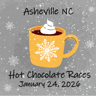 Asheville Hot Chocolate Races logo on RaceRaves