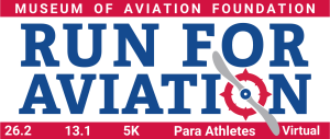 Museum of Aviation Marathon, Half Marathon & 5K logo on RaceRaves
