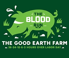 Blood Run at The Good Earth Farm logo on RaceRaves