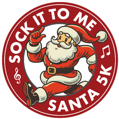 Sock It To Me Santa 5K logo on RaceRaves