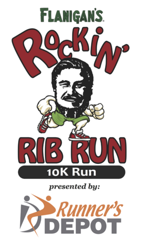Flanigan’s Rockin’ Rib Run logo on RaceRaves