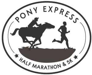 Pony Express Half Marathon & 5K logo on RaceRaves
