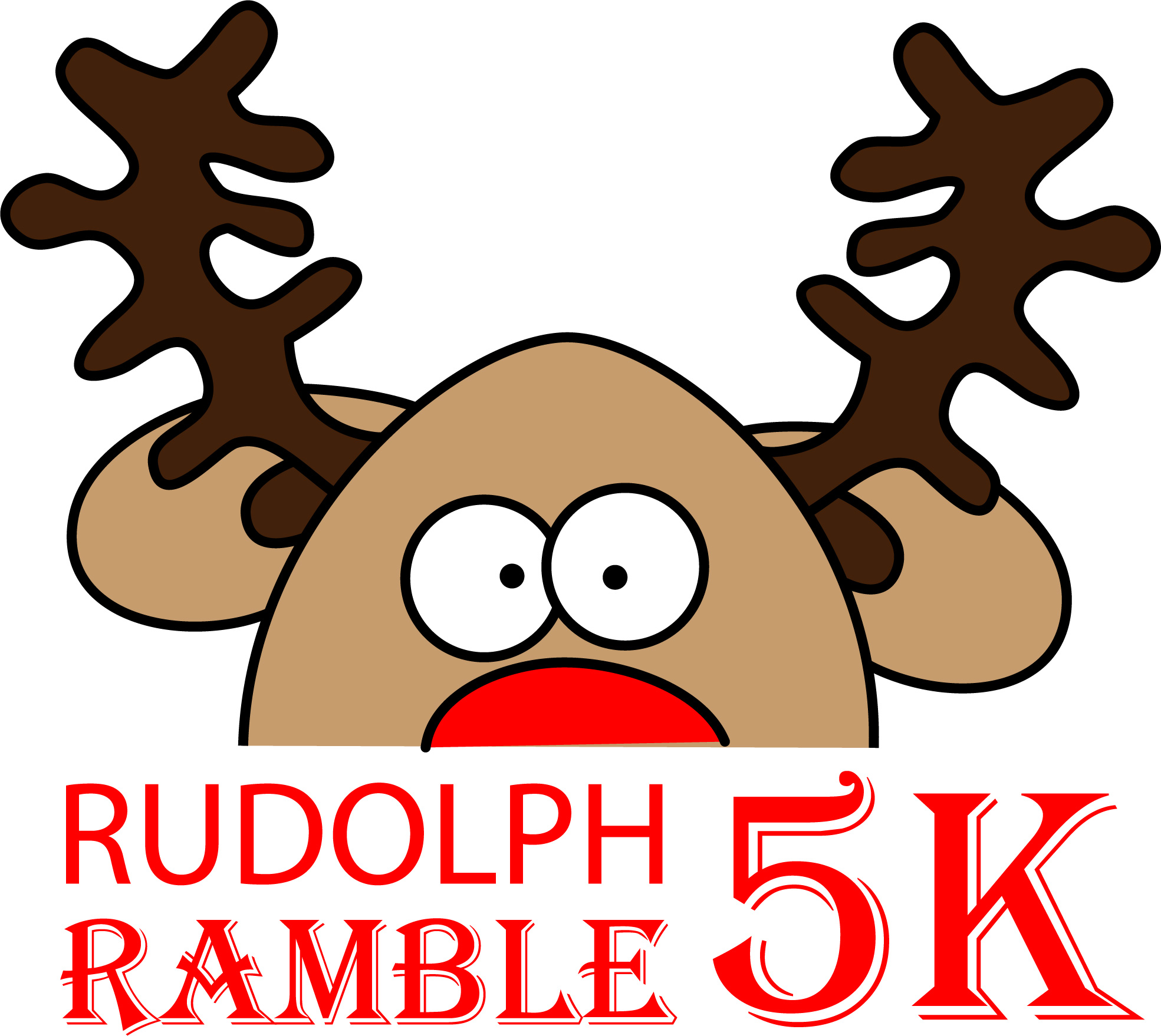 Rudolph Ramble 5K logo on RaceRaves