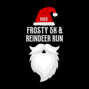 Frosty 5K and Reindeer Run logo on RaceRaves