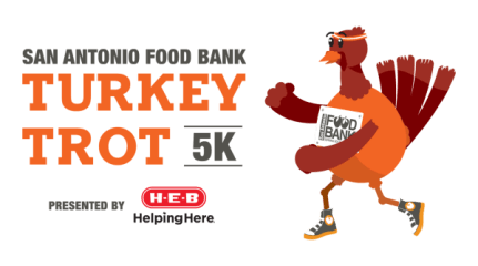 San Antonio Food Bank Turkey Trot logo on RaceRaves