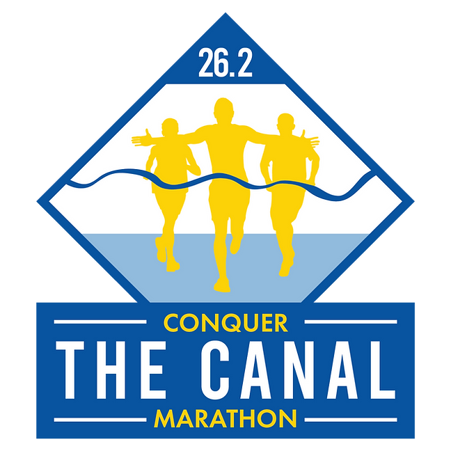 Conquer the Canal Marathon logo on RaceRaves