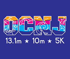 OCNJ Half Marathon, 10 Miler & 5K logo on RaceRaves