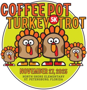 Coffee Pot Turkey Trot 5K logo on RaceRaves