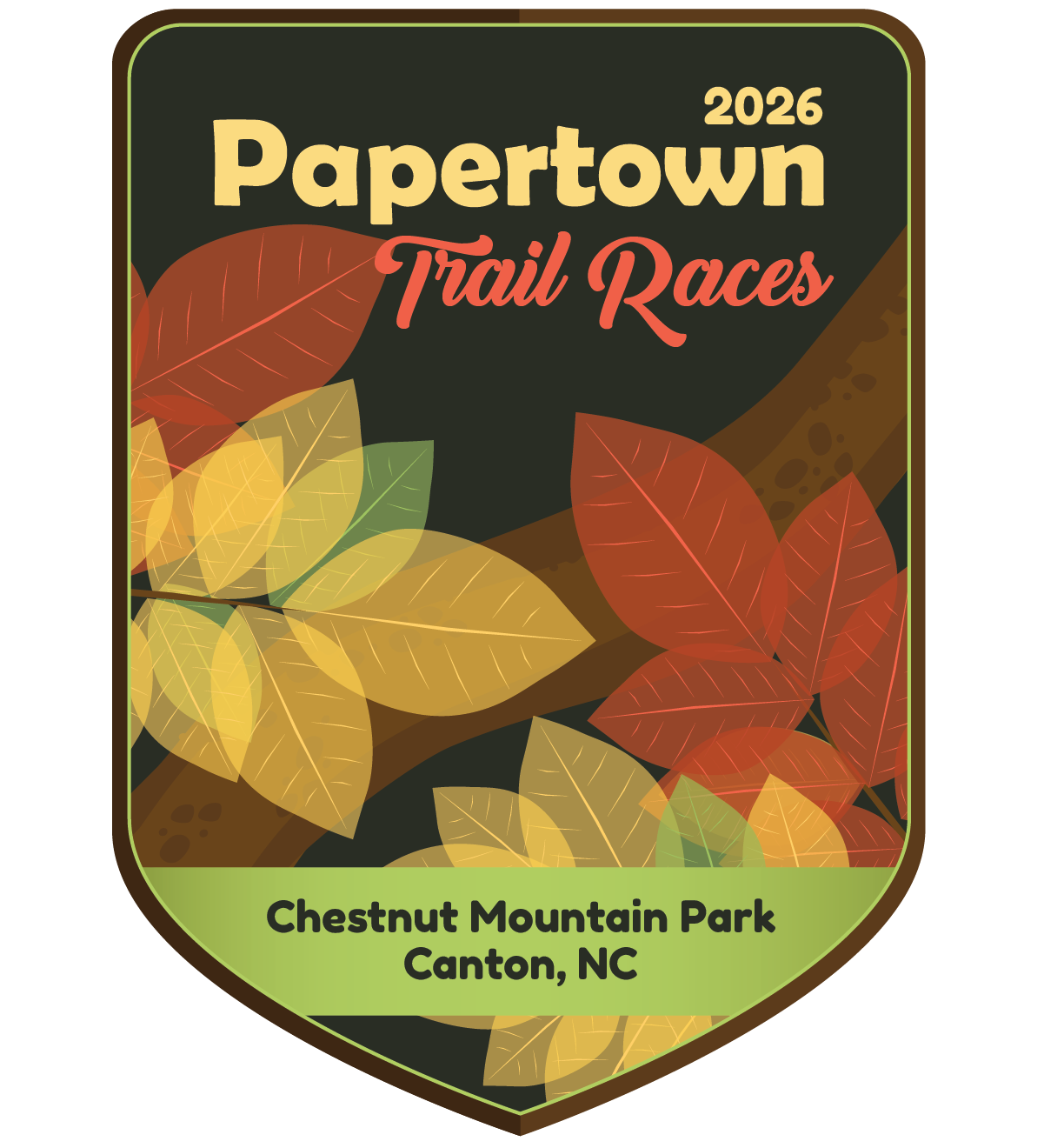 Papertown Trail Races logo on RaceRaves