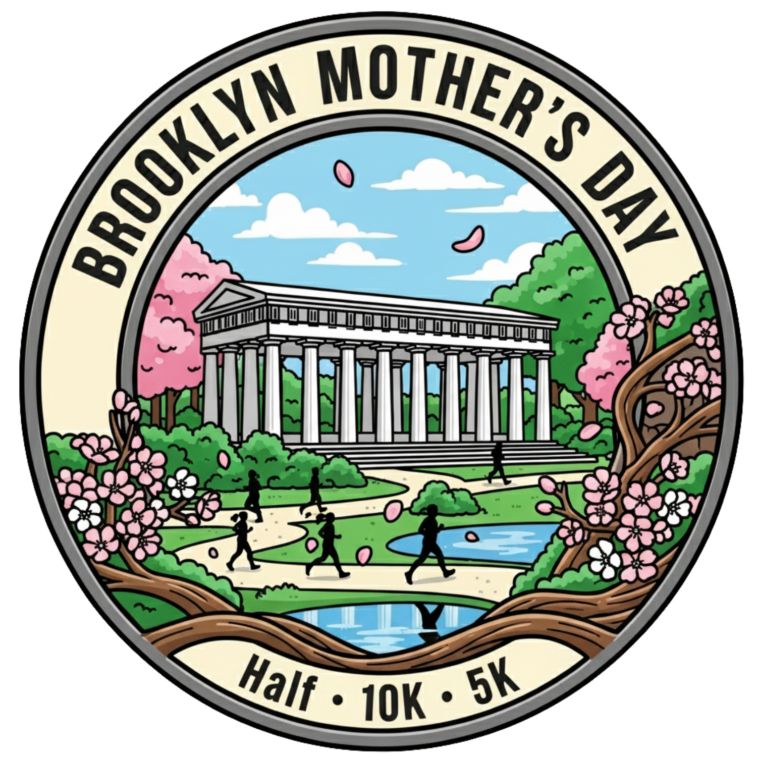 Brooklyn Mother’s Day Half Marathon logo on RaceRaves