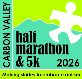 Carbon Valley Half Marathon & 5K logo on RaceRaves