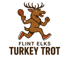 Flint Elks Turkey Trot logo on RaceRaves