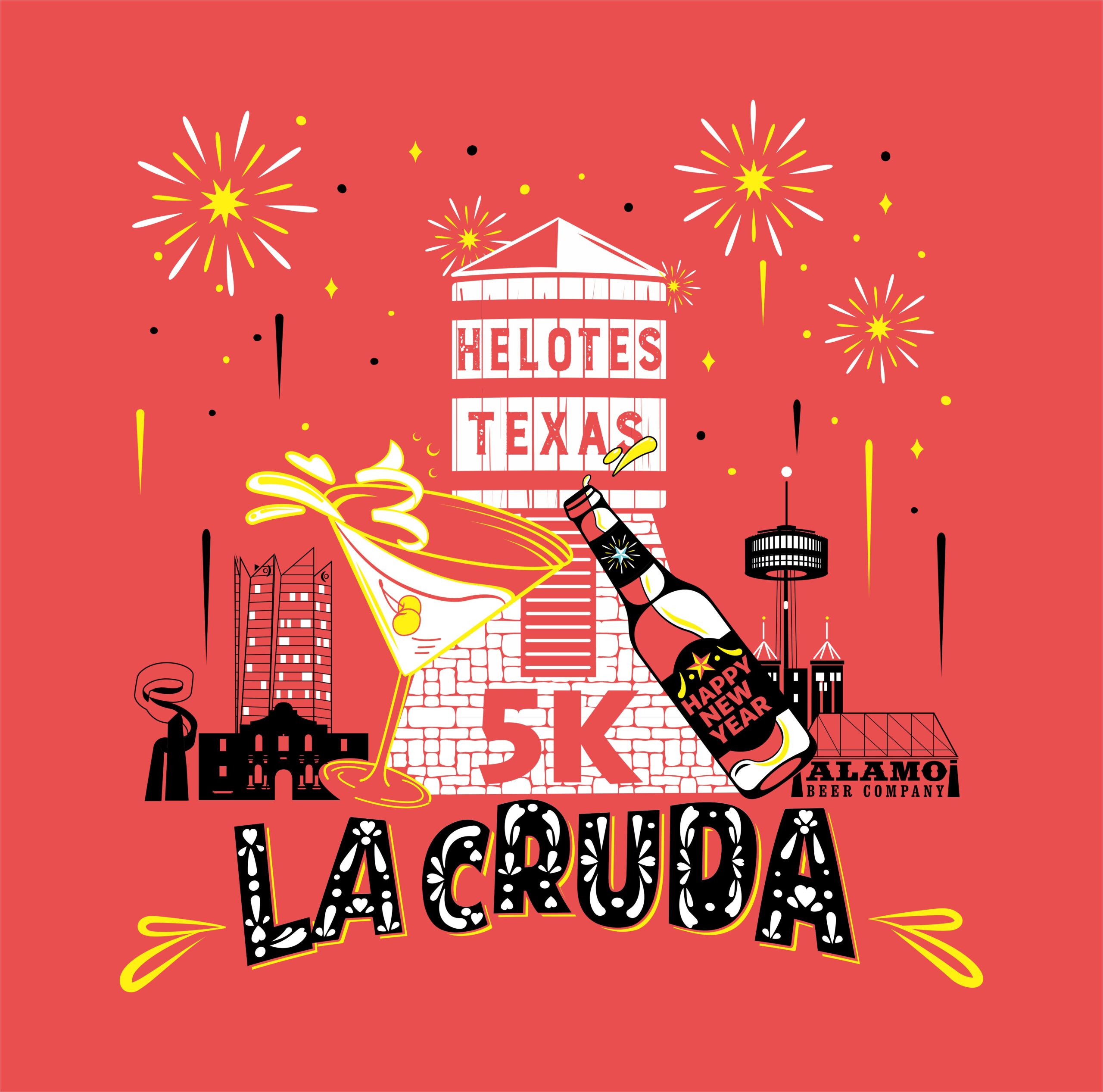 La Cruda 5K logo on RaceRaves