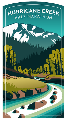 Hurricane Creek Half Marathon & 5K logo on RaceRaves