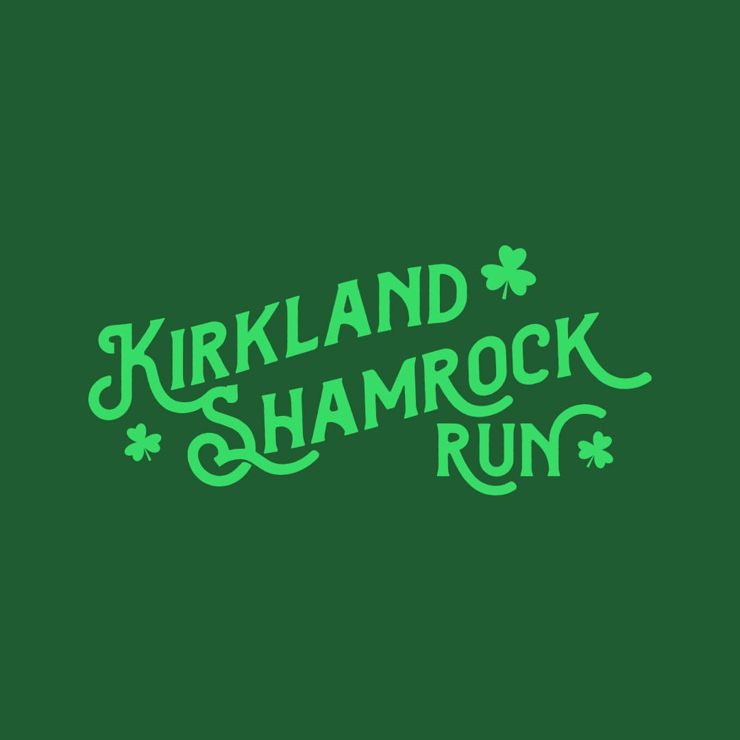 Kirkland Shamrock Run logo on RaceRaves