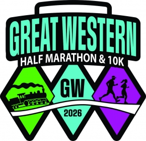 Great Western Half Marathon & 10K logo on RaceRaves