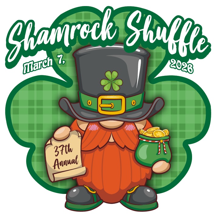 Lawrence Shamrock Shuffle logo on RaceRaves