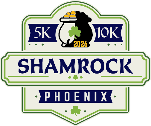 Phoenix Shamrock 10K & 5K logo on RaceRaves
