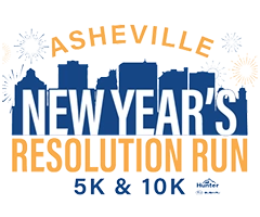 Asheville New Year’s Resolution Run 5K & 10K logo on RaceRaves