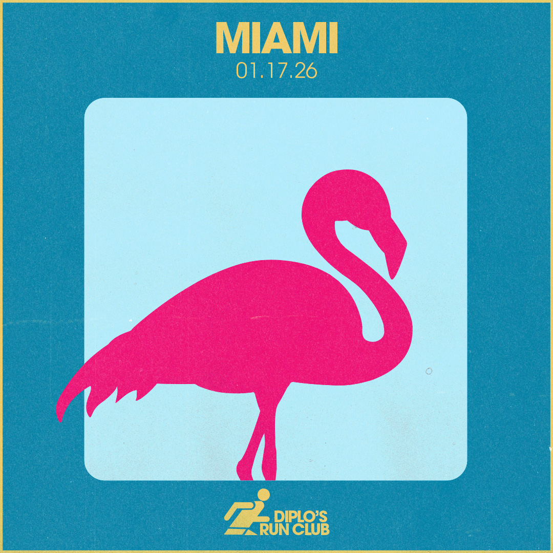 Diplo’s Run Club Miami logo on RaceRaves