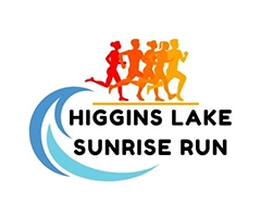 Higgins Lake Sunrise Run logo on RaceRaves
