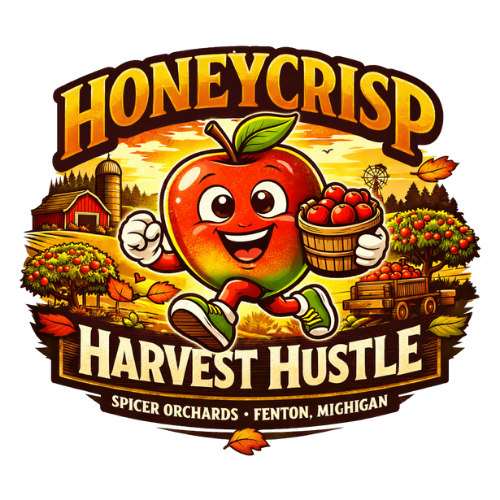 Spicer’s Honeycrisp Harvest Hustle logo on RaceRaves
