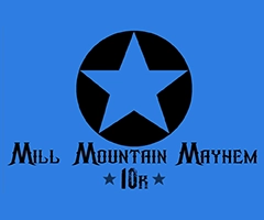 Mill Mountain Mayhem 10K logo on RaceRaves